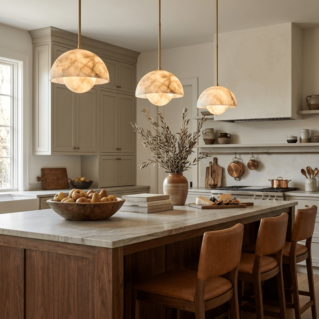 Alabaster Bud Pendant Lamp - Vakkerlight