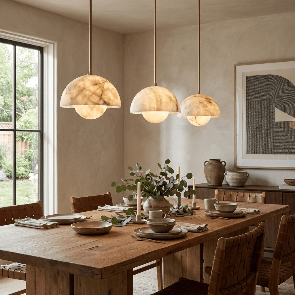 Alabaster Bud Pendant Lamp - Vakkerlight
