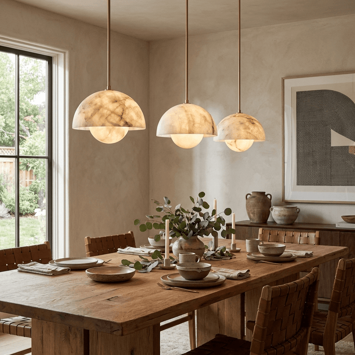 Alabaster Bud Pendant Lamp - Vakkerlight