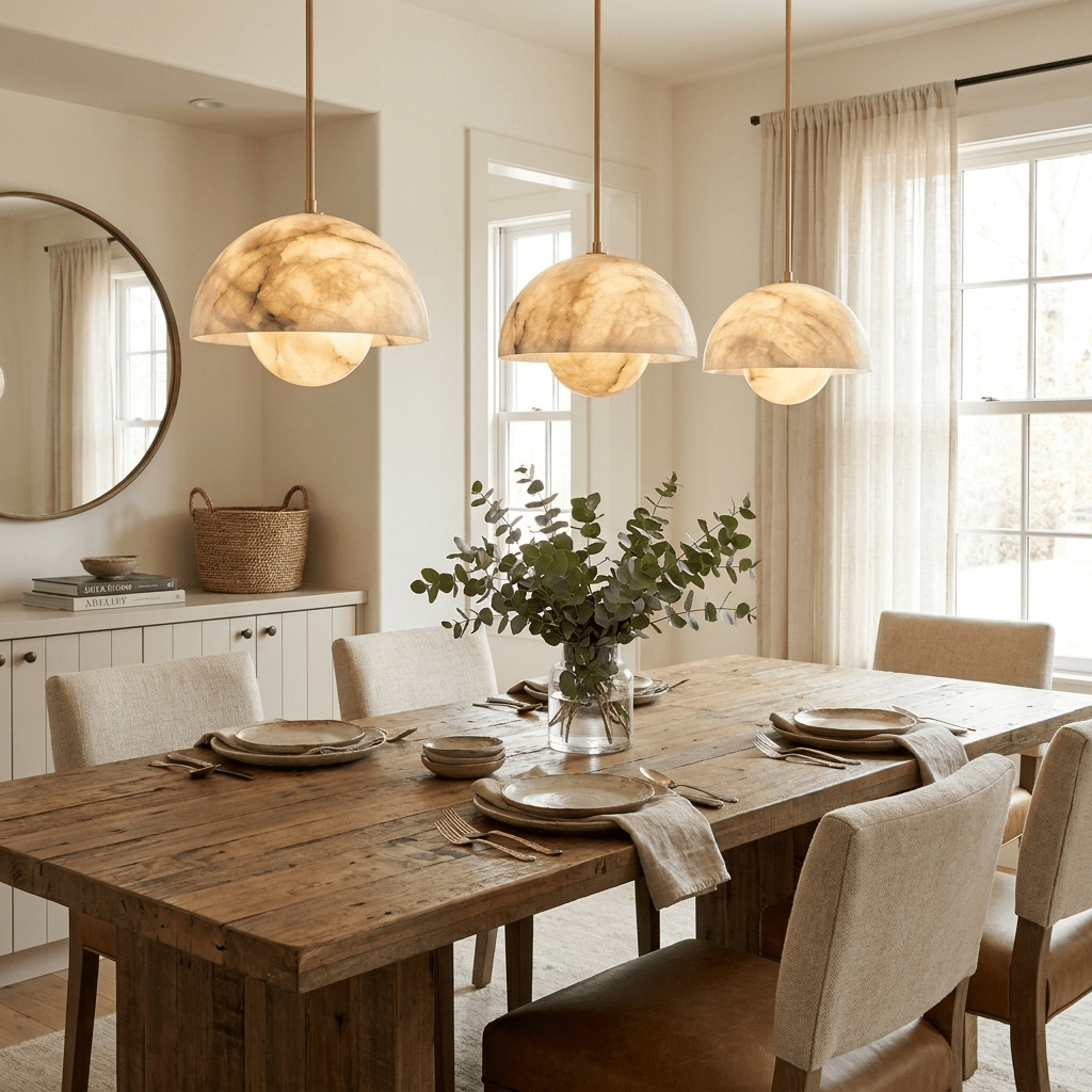 Alabaster Bud Pendant Lamp - Vakkerlight