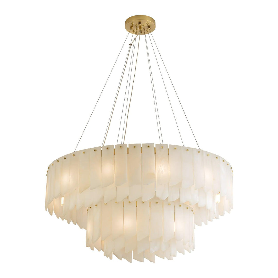 Alabaster Cascade Tiered Chandelier - Vakkerlight