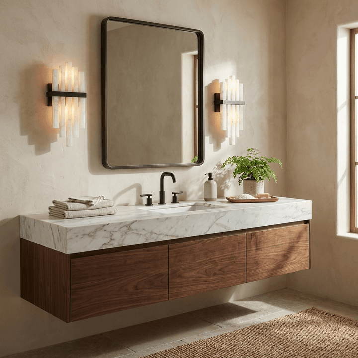 Alabaster Cascade Wall Lamp - Vakkerlight