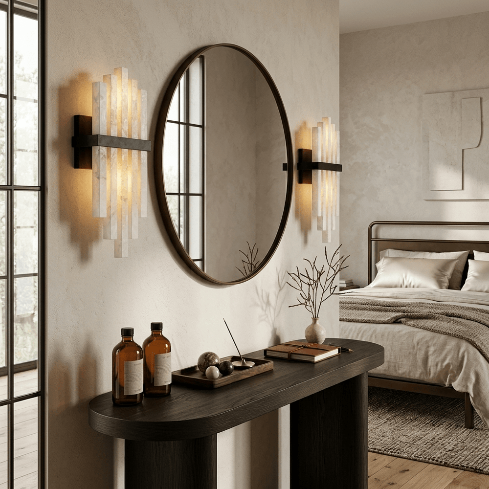 Alabaster Cascade Wall Lamp - Vakkerlight