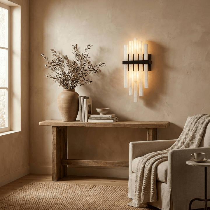Alabaster Cascade Wall Lamp - Vakkerlight