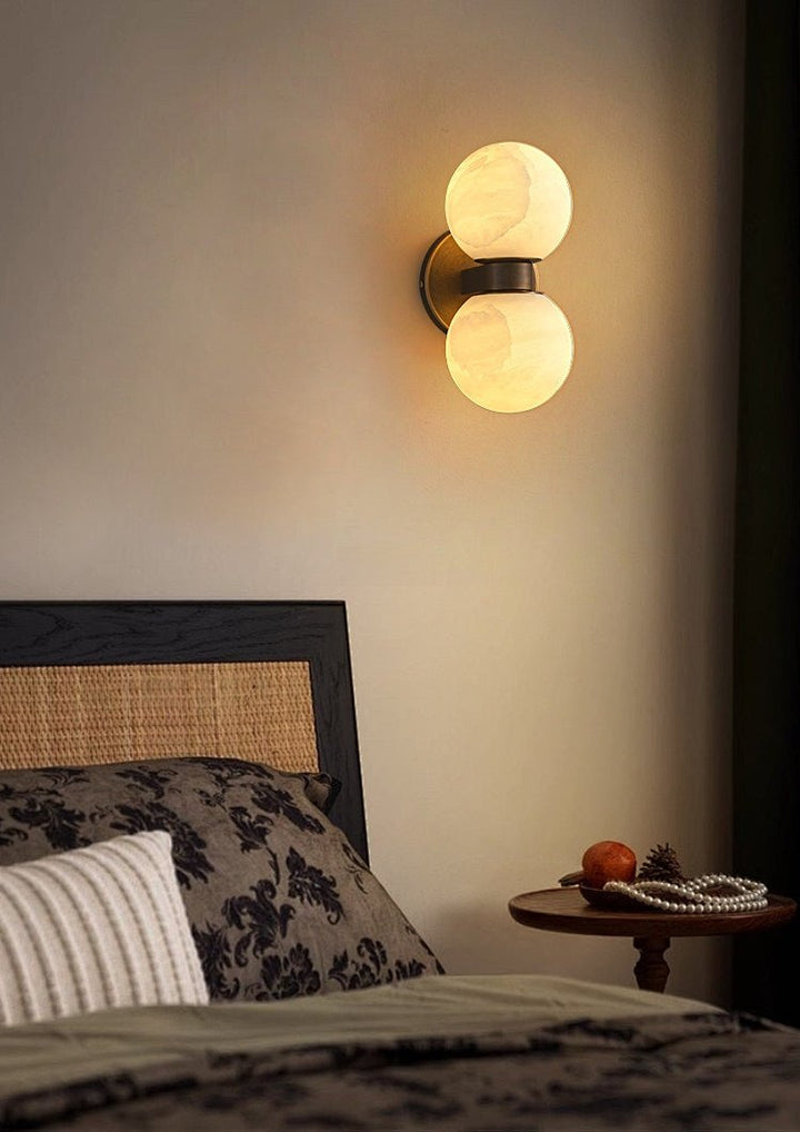 Alabaster Celestia Orb Wall Light - Vakkerlight