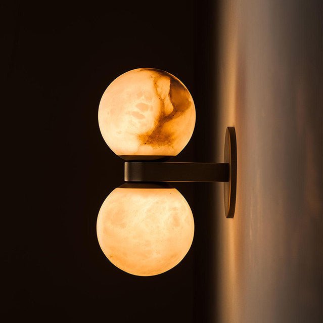 Alabaster Celestia Orb Wall Light - Vakkerlight