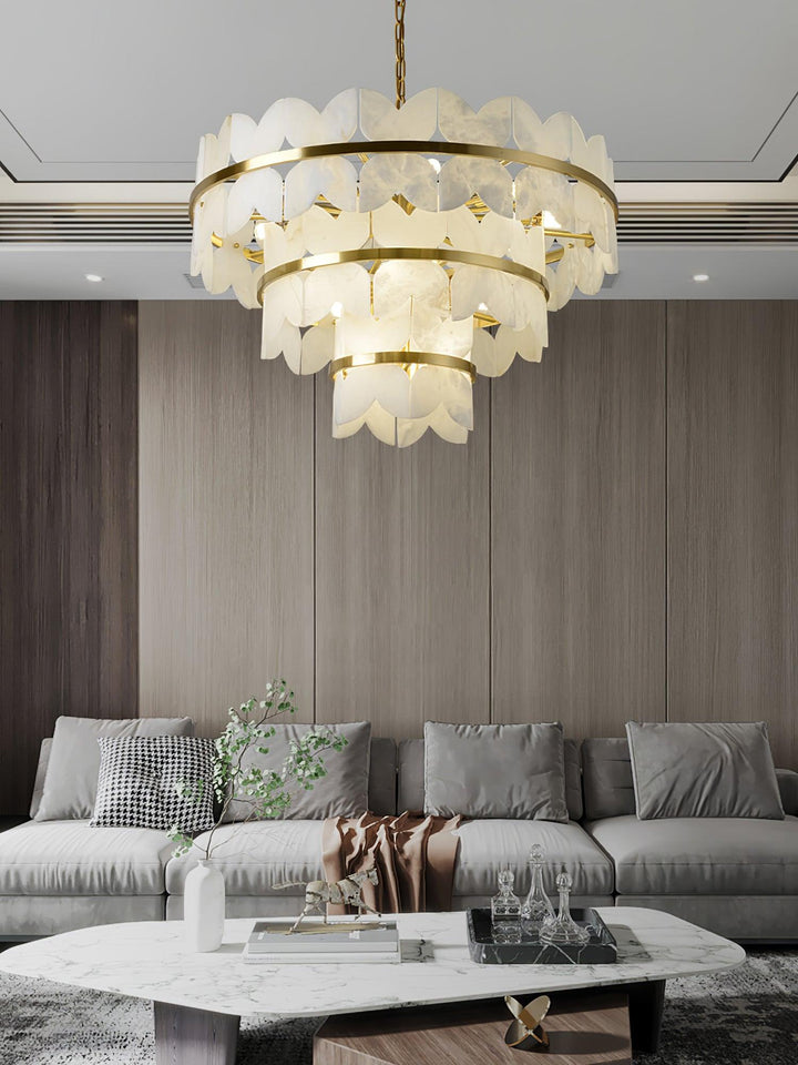 Alabaster Cloudscape Chandelier - Vakkerlight