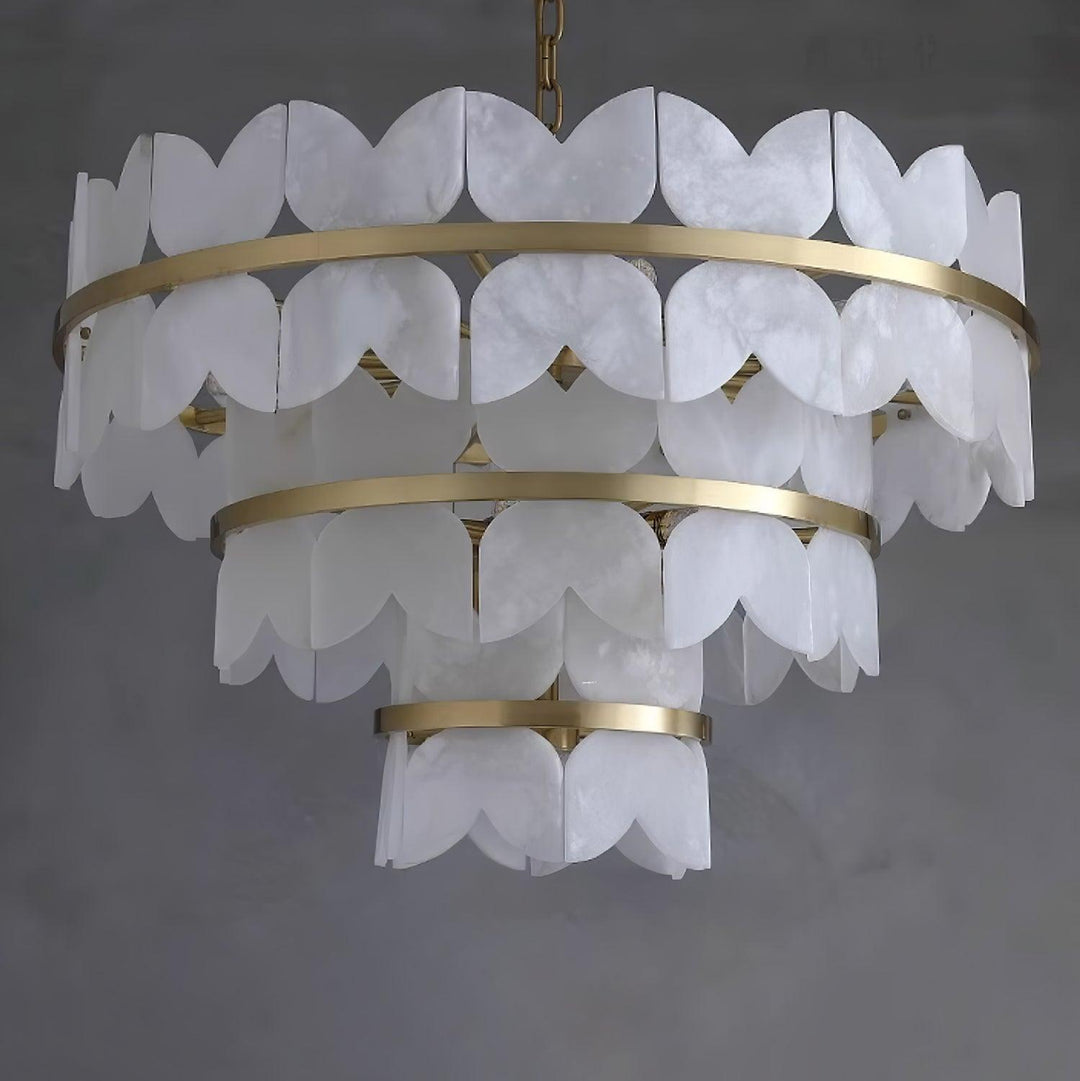 Alabaster Cloudscape Chandelier - Vakkerlight