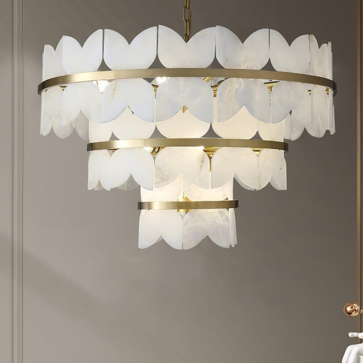 Alabaster Cloudscape Chandelier - Vakkerlight