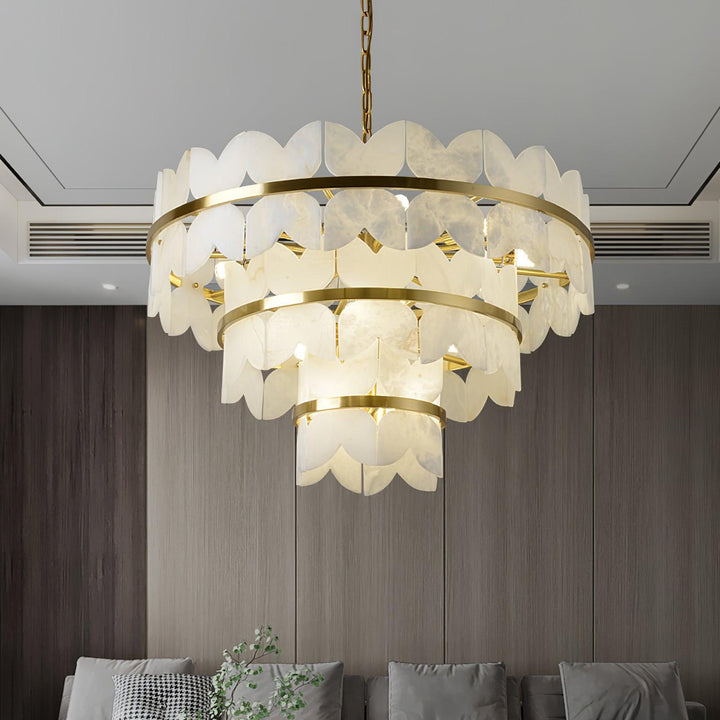 Alabaster Cloudscape Chandelier - Vakkerlight