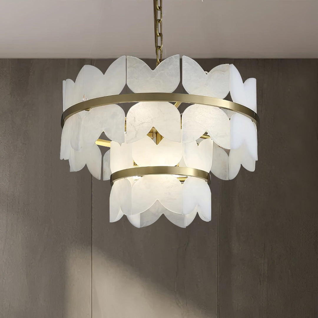 Alabaster Cloudscape Chandelier - Vakkerlight