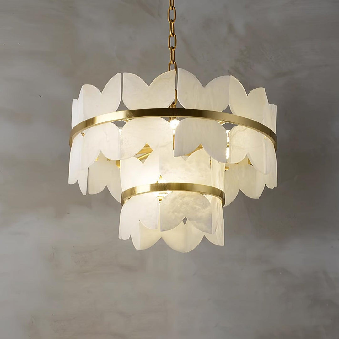 Alabaster Cloudscape Chandelier - Vakkerlight