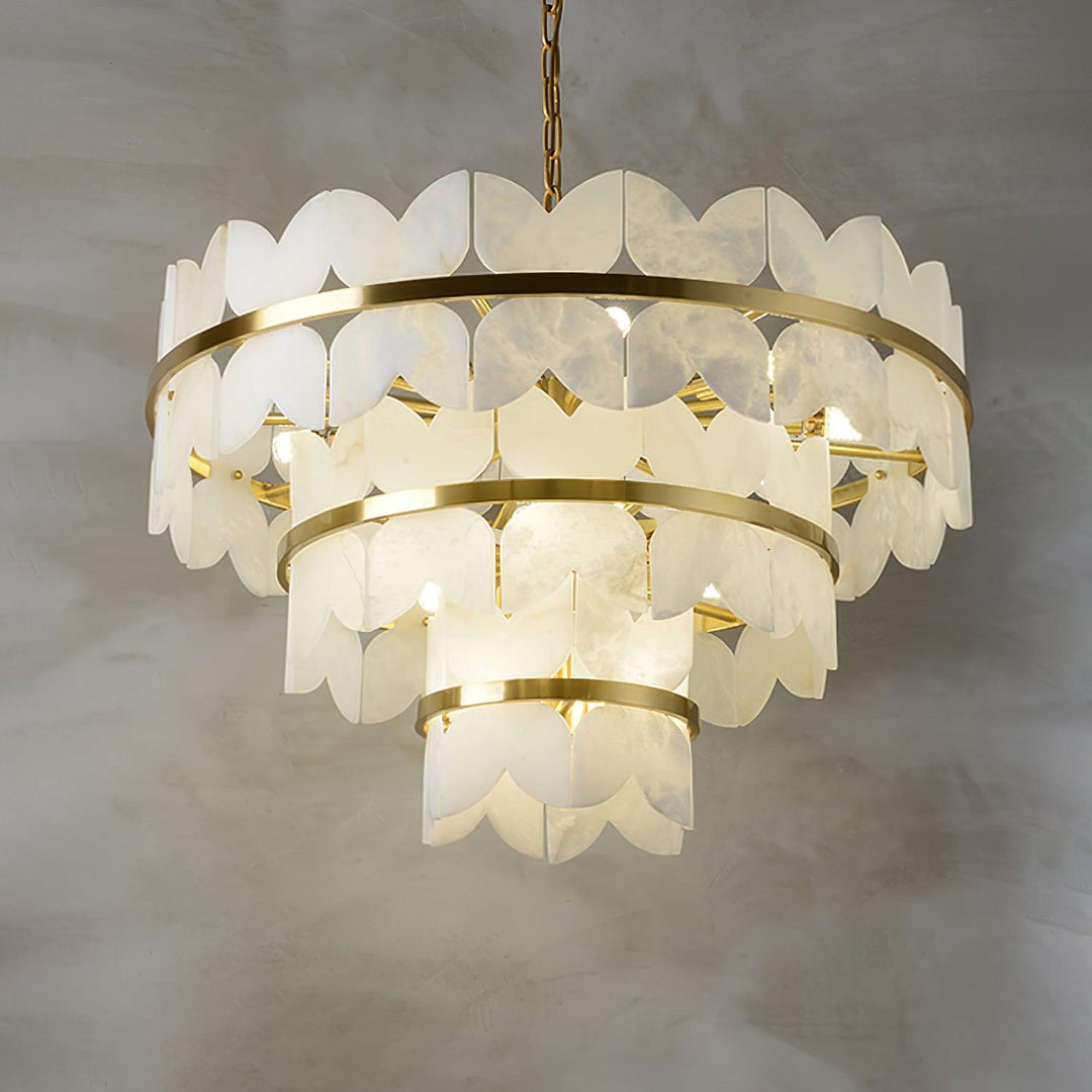 Alabaster Cloudscape Chandelier - Vakkerlight