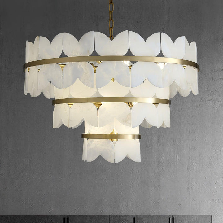 Alabaster Cloudscape Chandelier - Vakkerlight