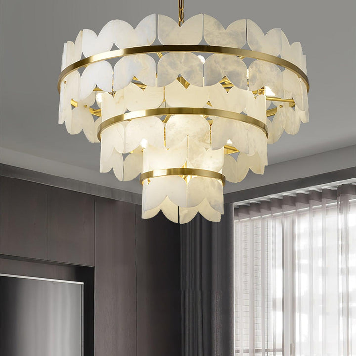 Alabaster Cloudscape Chandelier - Vakkerlight