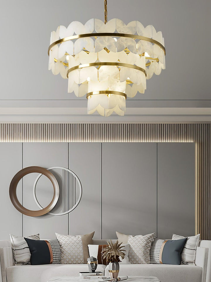 Alabaster Cloudscape Chandelier - Vakkerlight