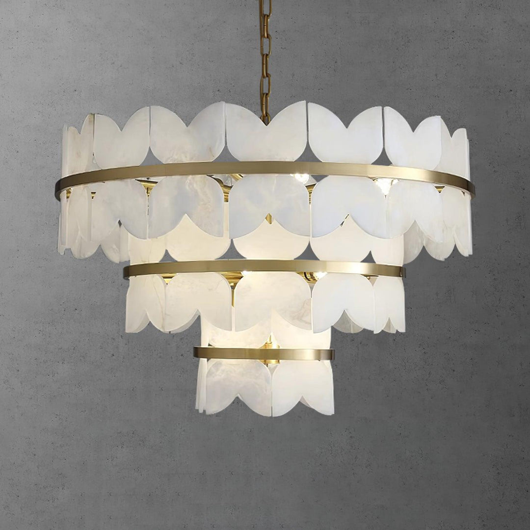 Alabaster Cloudscape Chandelier - Vakkerlight