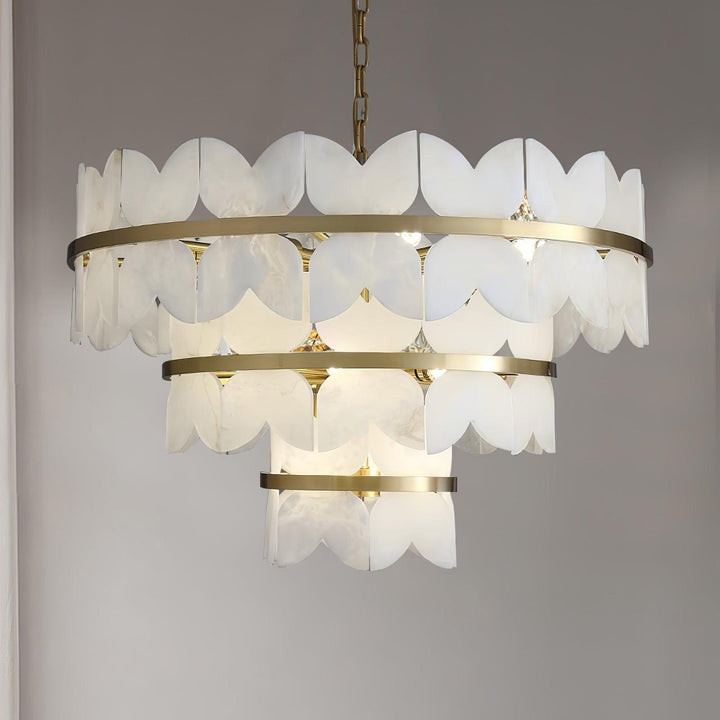 Alabaster Cloudscape Chandelier - Vakkerlight