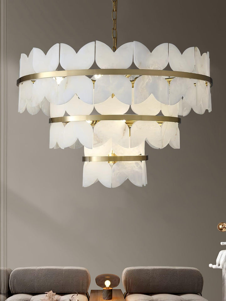 Alabaster Cloudscape Chandelier - Vakkerlight