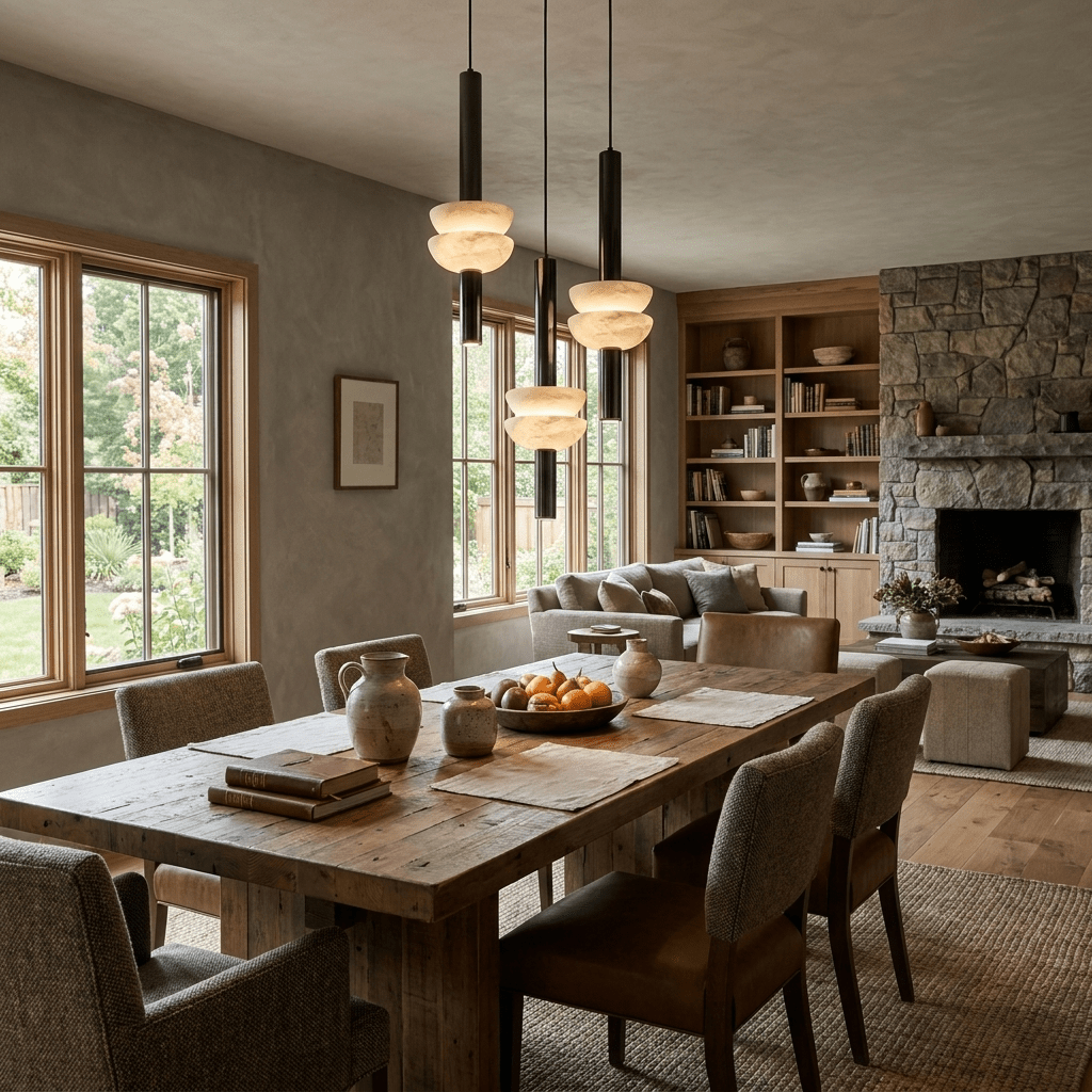 Alabaster Column Pendant Lamp - Vakkerlight