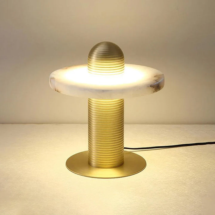 Alabaster Comet Table Lamp