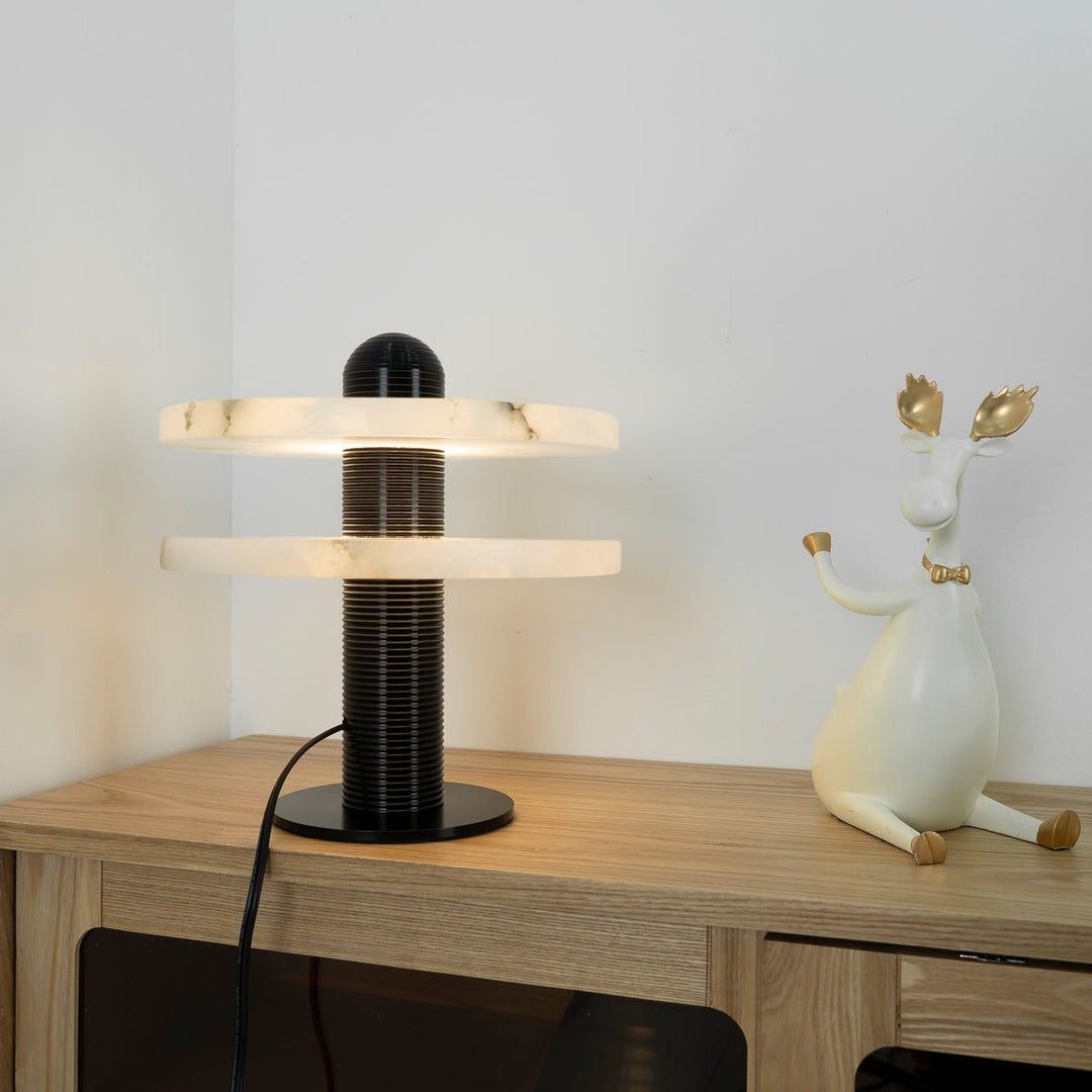 Alabaster Comet Table Lamp - Vakkerlight