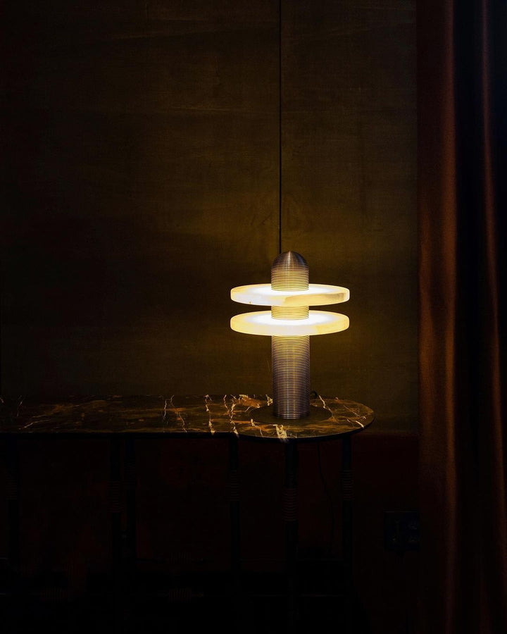 Alabaster Comet Table Lamp - Vakkerlight