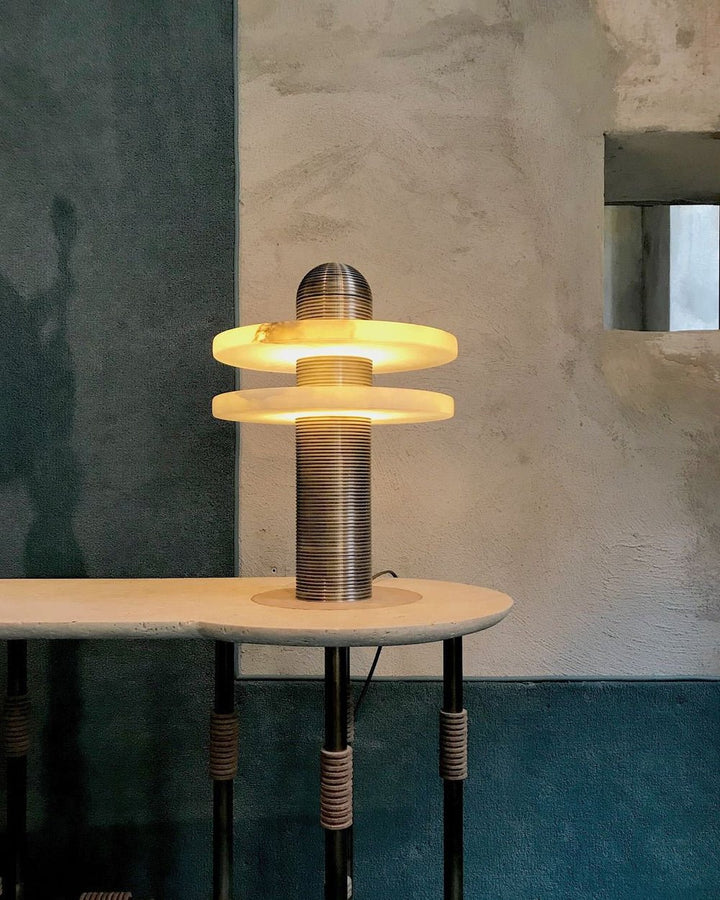 Alabaster Comet Table Lamp - Vakkerlight