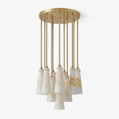 Solenne Alabaster Cluster Pendant Light