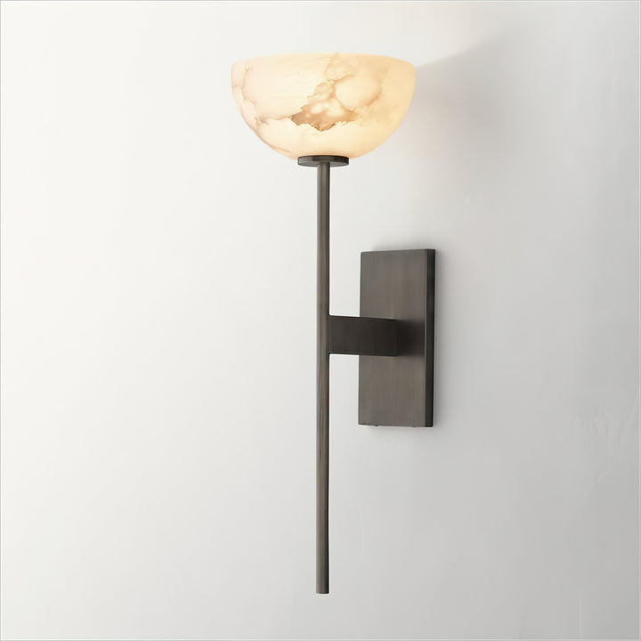 Alabaster Cup Wall Lamp