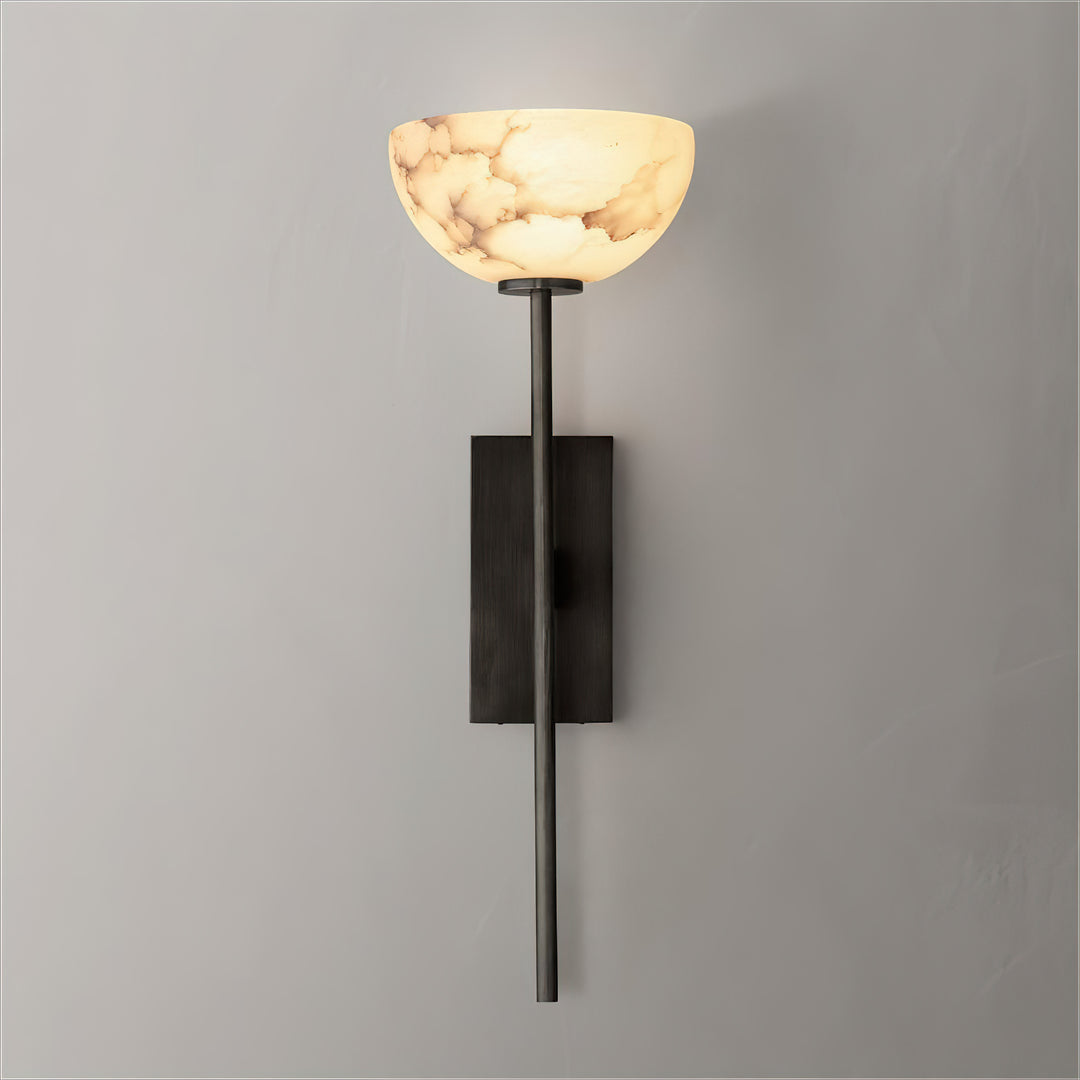 Alabaster Cup Wandlampe