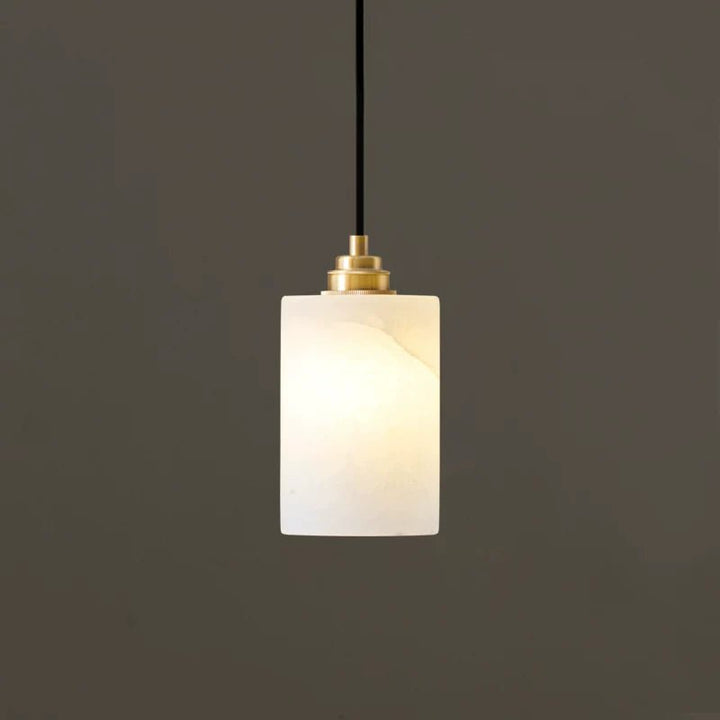 Alabaster Cylinder Cluster Chandelier - Vakkerlight
