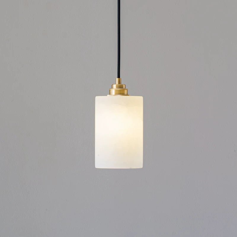 Alabaster Cylinder Cluster Chandelier - Vakkerlight
