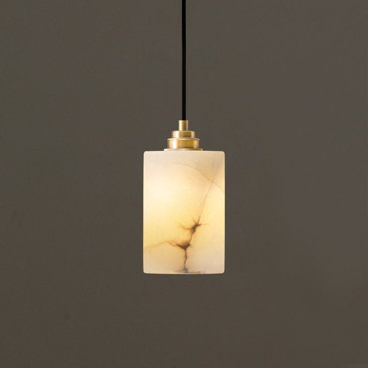 Alabaster Cylinder Cluster Chandelier - Vakkerlight
