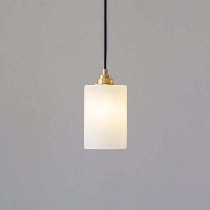 Alabaster Cylinder Cluster Chandelier - Vakkerlight