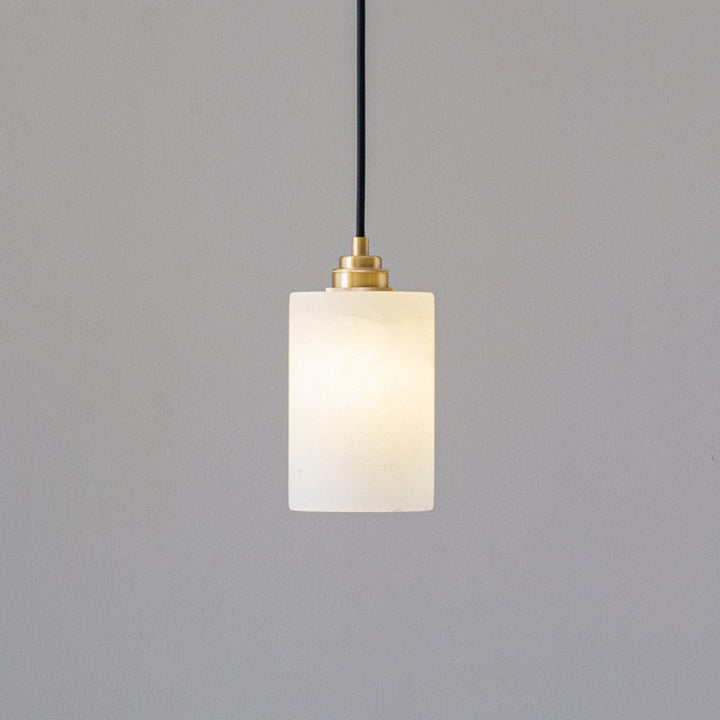 Alabaster Cylinder Cluster Chandelier - Vakkerlight