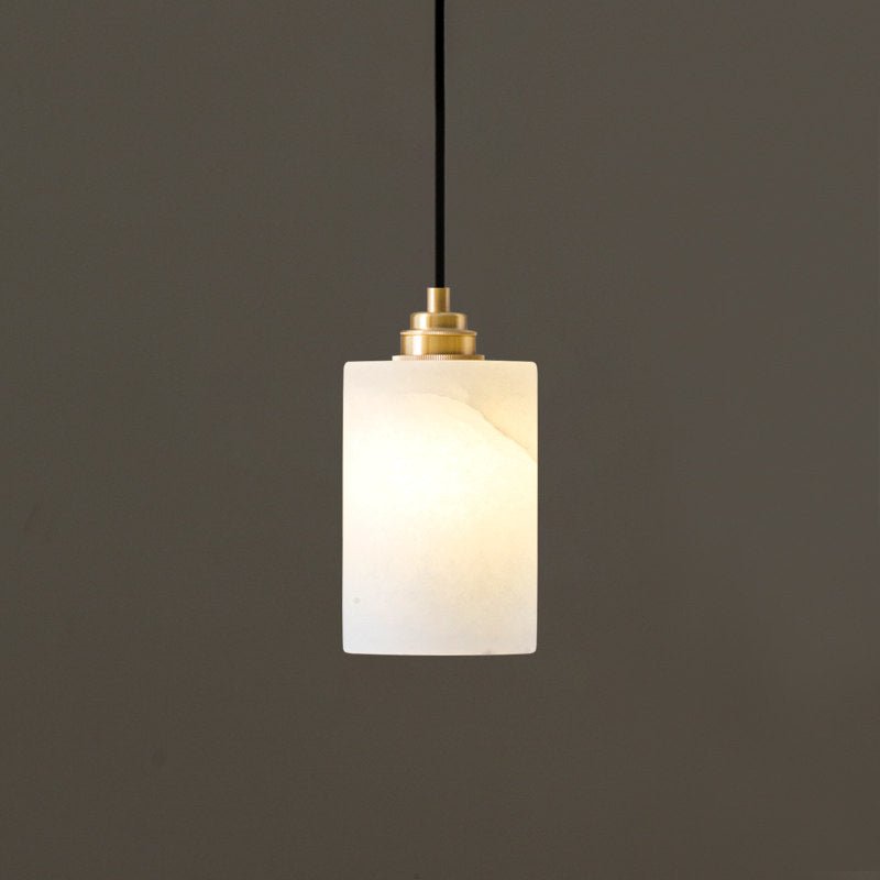 Alabaster Cylinder Cluster Chandelier - Vakkerlight