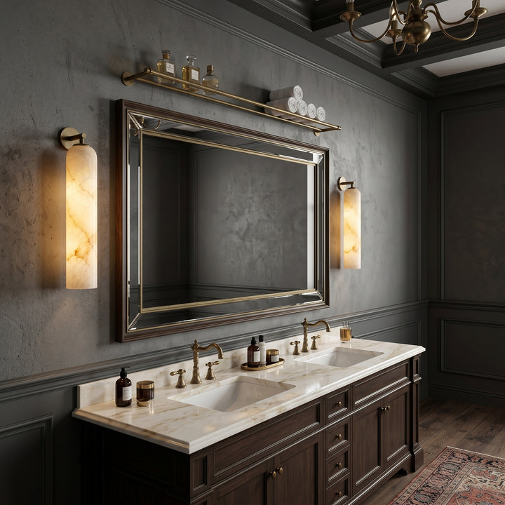 Tube Alabaster Wall Sconce - Vakkerlight