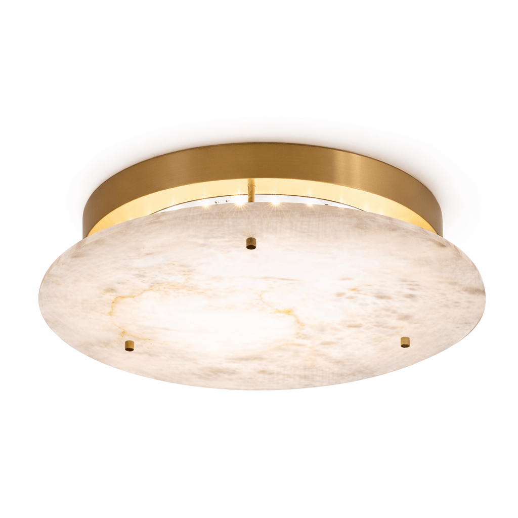 Alabaster Disc Ceiling Lamp - Vakkerlight