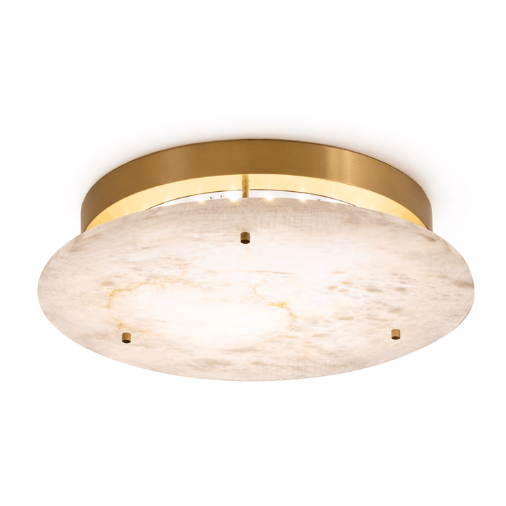 Alabaster Disc Ceiling Lamp - Vakkerlight