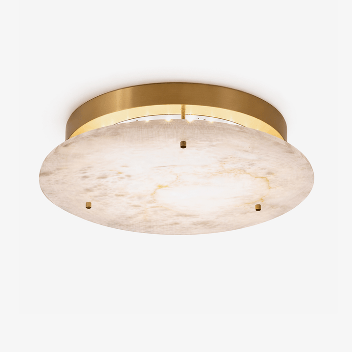 Alabaster Disc Ceiling Lamp - Vakkerlight