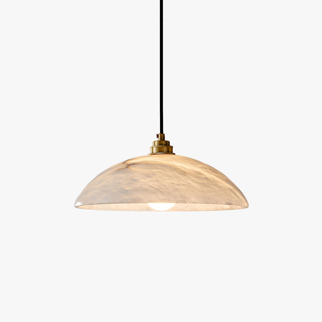 Alabaster Dome Pendant Lamp