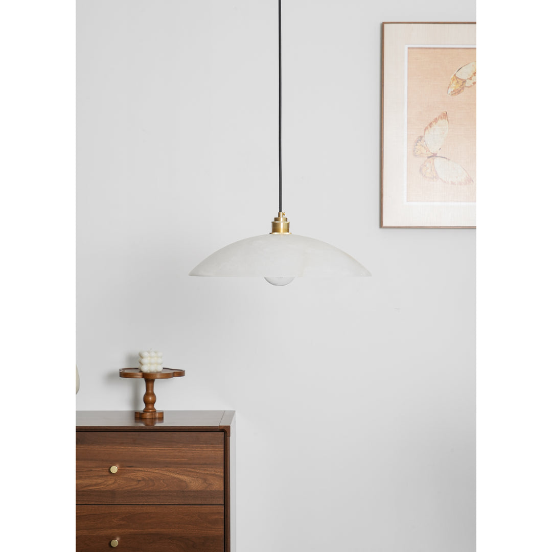 Alabaster Dome Swag Pendant Lamp - Vakkerlight