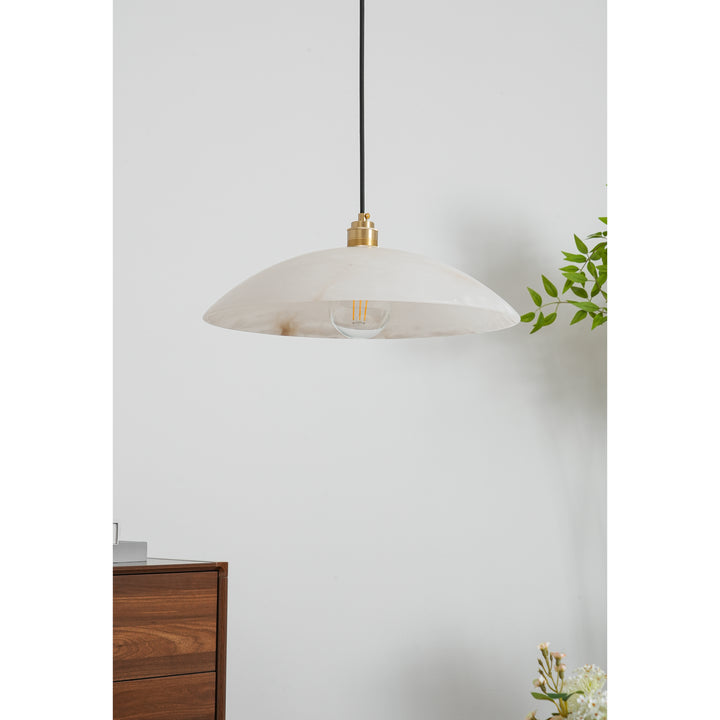 Alabaster Dome Swag Pendant Lamp - Vakkerlight