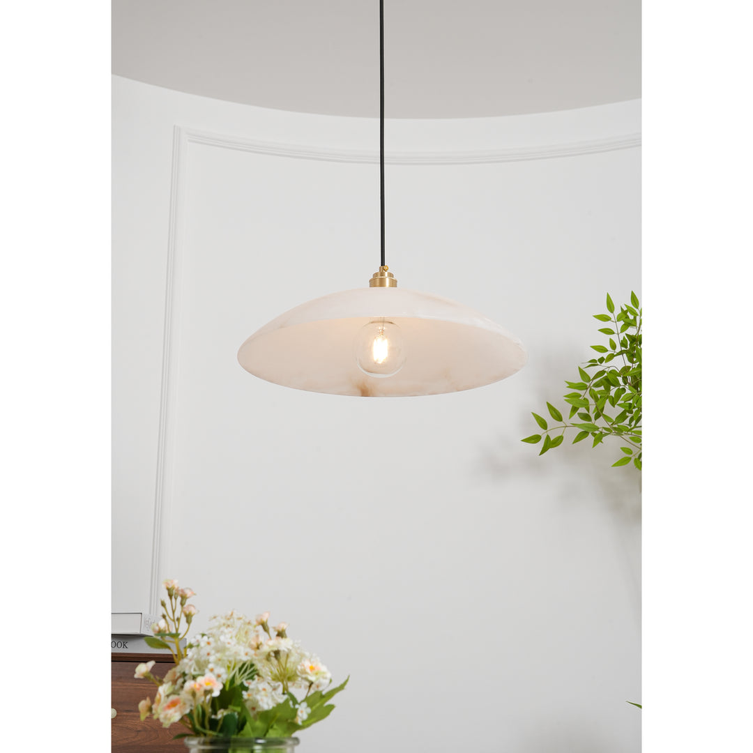 Alabaster Dome Swag Pendant Lamp - Vakkerlight