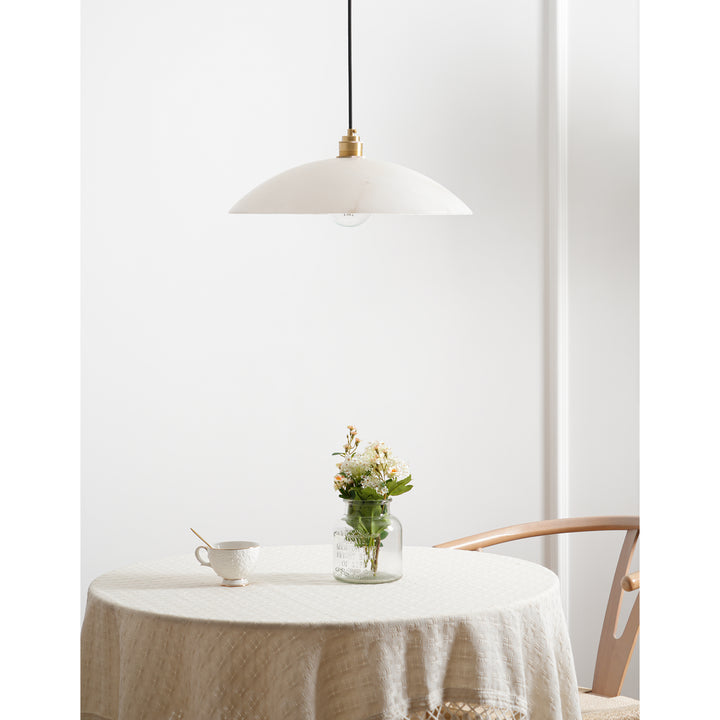 Alabaster Dome Swag Pendant Lamp - Vakkerlight