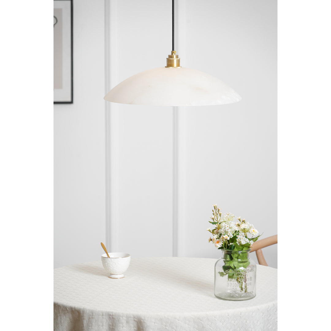 Alabaster Dome Swag Pendant Lamp - Vakkerlight