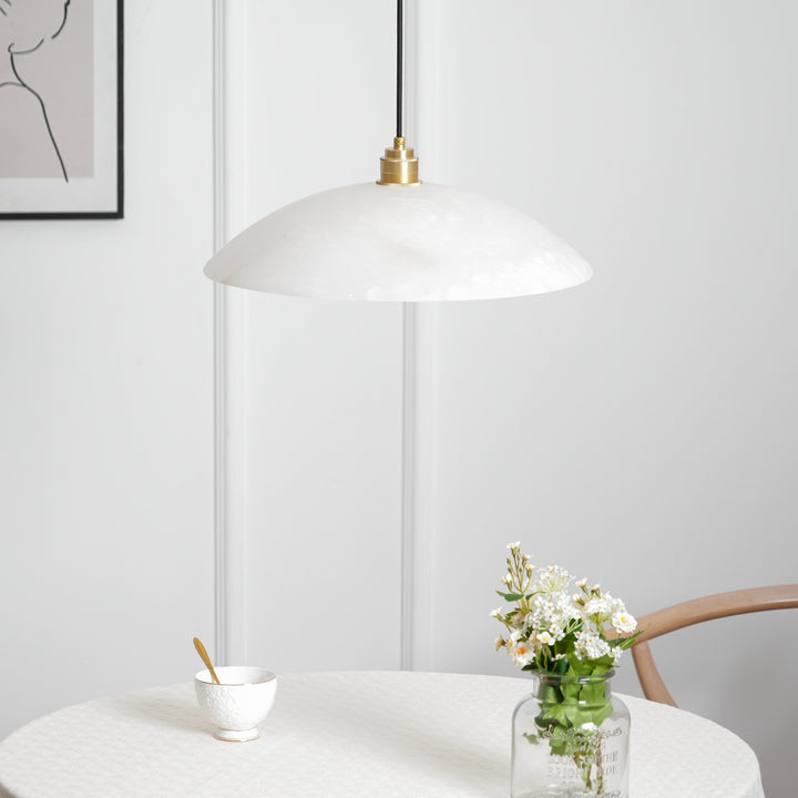 Alabaster Dome Swag Pendant Lamp - Vakkerlight