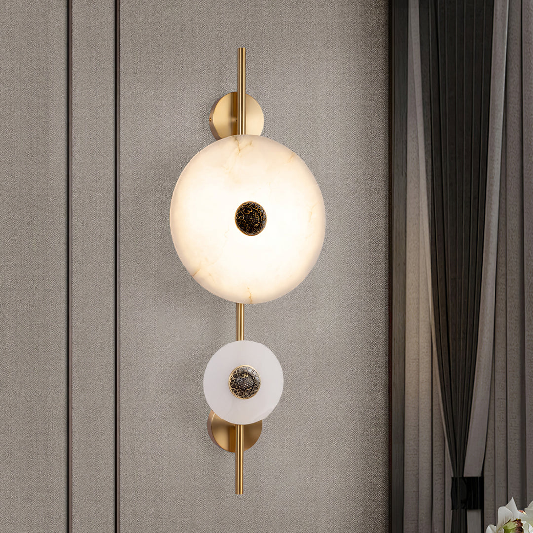 Alabaster Eclipse Wall Light - Vakkerlight