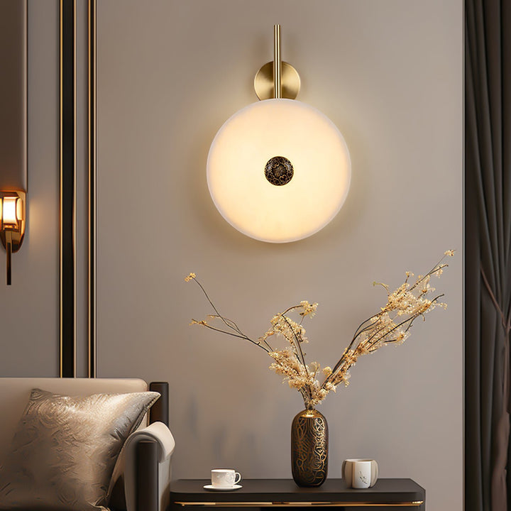 Alabaster Eclipse Wall Light - Vakkerlight